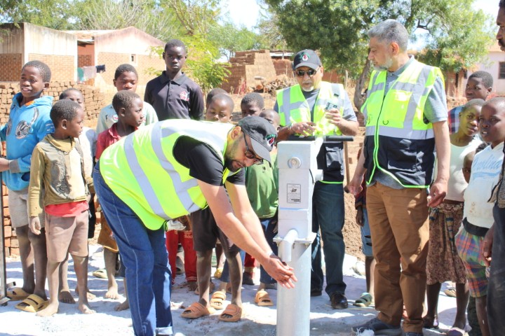 A water well in Malawi
